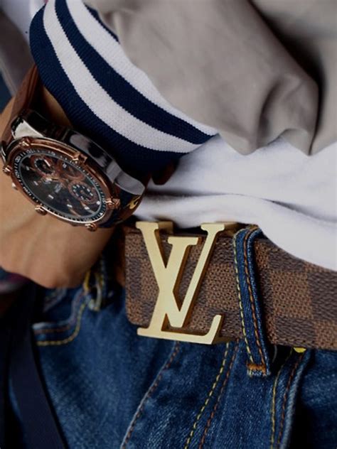 belt louis vuitton original|louis vuitton belt outfit men.